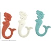 image:imageDeco 79 Metal Solid Wall Hook Set of 3 4W 7H Multi Colored