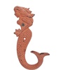 image:imageDeco 79 Metal Solid Wall Hook Set of 3 4W 7H Multi Colored
