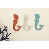 image:imageDeco 79 Metal Solid Wall Hook Set of 3 4W 7H Multi Colored