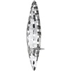 image:imageCosmoLiving by Cosmopolitan Stainless Steel Metal Single Candle Wall Sconce 6 x 23 x 6 SilverSilver