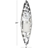 image:imageCosmoLiving by Cosmopolitan Stainless Steel Metal Single Candle Wall Sconce 6 x 23 x 6 SilverSilver