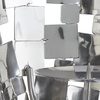 image:imageCosmoLiving by Cosmopolitan Stainless Steel Metal Single Candle Wall Sconce 6 x 23 x 6 SilverSilver