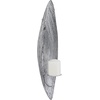 image:imageCosmoLiving by Cosmopolitan Stainless Steel Metal Single Candle Wall Sconce 6 x 23 x 6 SilverSilver