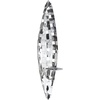 image:imageCosmoLiving by Cosmopolitan Stainless Steel Metal Single Candle Wall Sconce 6 x 23 x 6 SilverSilver