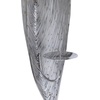 image:imageCosmoLiving by Cosmopolitan Stainless Steel Metal Single Candle Wall Sconce 6 x 23 x 6 SilverSilver