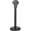 image:imageDeco 79 Metal Medieval Knight Crusader Helmet with Black Wood Stand 9 x 10 x 18 Silver