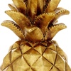 image:imageDeco 79 Polystone Fruit Decorative Sculpture Pineapple Home Decor Statue Accent Figurine 6 x 6 x 14 SilverGold