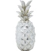 image:imageDeco 79 Polystone Fruit Decorative Sculpture Pineapple Home Decor Statue Accent Figurine 6 x 6 x 14 SilverSilver