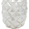 image:imageDeco 79 Polystone Fruit Decorative Sculpture Pineapple Home Decor Statue Accent Figurine 6 x 6 x 14 SilverSilver