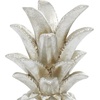 image:imageDeco 79 Polystone Fruit Decorative Sculpture Pineapple Home Decor Statue Accent Figurine 6 x 6 x 14 SilverSilver