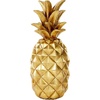 image:imageDeco 79 Polystone Fruit Decorative Sculpture Pineapple Home Decor Statue Accent Figurine 6 x 6 x 14 SilverGold