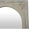 image:imageDeco 79 Wood Floral Floor Mirror Mirror 20 x 24 x 70 Green  Room Floral Embossed Entryway Mirror With Black Metal Foldable Stand Free Standing Mirror