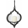 image:imageCosmoLiving by Cosmopolitan Metal Geometric Wall Hanging Pillar Wall Sconce 10 x 4 x 16 GoldBlack