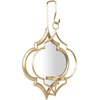 image:imageCosmoLiving by Cosmopolitan Metal Geometric Wall Hanging Pillar Wall Sconce 10 x 4 x 16 GoldGold