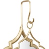 image:imageCosmoLiving by Cosmopolitan Metal Geometric Wall Hanging Pillar Wall Sconce 10 x 4 x 16 GoldGold