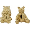 image:imageCosmoLiving by Cosmopolitan Porcelain Ceramic Bear Handmade Decorative Sculpture Home Decor Statues Set of 2 Accent Figurines 6W 8H GoldGold