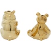 image:imageCosmoLiving by Cosmopolitan Porcelain Ceramic Bear Handmade Decorative Sculpture Home Decor Statues Set of 2 Accent Figurines 6W 8H GoldGold