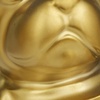 image:imageCosmoLiving by Cosmopolitan Porcelain Ceramic Bulldog Decorative Sculpture Home Decor Statues with Sunglasses Set of 3 Accent Figurines 6W 10H Gold