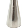 image:imageDeco 79 Aluminum Metal Decorative Candle Holder Candle Stand with Varying Shapes Set of 2 Candlestick Holder 9 7 H Silver