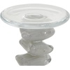image:imageDeco 79 Glass Handmade Decorative Candle Holder Stacked Stone Candle Stand Set of 2 Candlestick Holder 11 9 H ClearClear