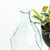 image:imageDeco 79 Recycled Glass Handmade Tall Spanish Bottleneck Vase 10 x 11 x 24 TealClear