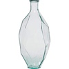 image:imageDeco 79 Recycled Glass Handmade Tall Spanish Bottleneck Vase 10 x 11 x 24 TealClear