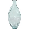 image:imageDeco 79 Recycled Glass Handmade Tall Spanish Bottleneck Vase 10 x 11 x 24 TealClear