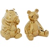 image:imageCosmoLiving by Cosmopolitan Porcelain Ceramic Bear Handmade Decorative Sculpture Home Decor Statues Set of 2 Accent Figurines 6W 8H GoldGold