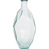 image:imageDeco 79 Recycled Glass Handmade Tall Spanish Bottleneck Vase 10 x 11 x 24 TealClear
