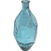 image:imageDeco 79 Recycled Glass Handmade Tall Spanish Bottleneck Vase 10 x 11 x 24 TealTeal
