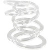 image:imageDeco 79 Acrylic Plastic Chain Decorative Sculpture Circular 7 Link Home Decor Statue Accent Figurine 21 x 0 x 5 Clear21 x 0 x 5