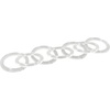 image:imageDeco 79 Acrylic Plastic Chain Decorative Sculpture Circular 7 Link Home Decor Statue Accent Figurine 21 x 0 x 5 Clear21 x 0 x 5
