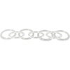 image:imageDeco 79 Acrylic Plastic Chain Decorative Sculpture Circular 7 Link Home Decor Statue Accent Figurine 21 x 0 x 5 Clear21 x 0 x 5