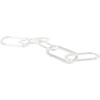 image:imageDeco 79 Acrylic Plastic Chain Decorative Sculpture Circular 7 Link Home Decor Statue Accent Figurine 21 x 0 x 5 Clear27 x 0 x 4
