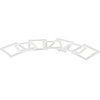 image:imageDeco 79 Acrylic Plastic Chain Decorative Sculpture Circular 7 Link Home Decor Statue Accent Figurine 21 x 0 x 5 Clear28 x 0 x 5