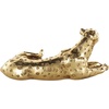 image:imageDeco 79 Resin Leopard Decorative Sculpture Laying Home Decor Statue with Textured Spots Accent Figurine 8 x 4 x 4 GoldGold
