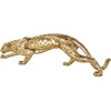 image:imageDeco 79 Resin Leopard Decorative Sculpture Laying Home Decor Statue with Textured Spots Accent Figurine 8 x 4 x 4 GoldGold