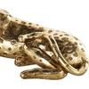 image:imageDeco 79 Resin Leopard Decorative Sculpture Laying Home Decor Statue with Textured Spots Accent Figurine 8 x 4 x 4 GoldGold