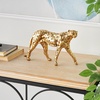 image:imageDeco 79 Resin Leopard Decorative Sculpture Laying Home Decor Statue with Textured Spots Accent Figurine 8 x 4 x 4 GoldGold