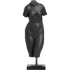 image:imageThe Novogratz Polystone Woman Decorative Sculpture Home Decor Statue Accent Figurine 5 x 5 x 14 CreamBlack