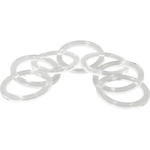 image:imageDeco 79 Acrylic Plastic Chain Decorative Sculpture Circular 7 Link Home Decor Statue Accent Figurine 21 x 0 x 5 Clear21 x 0 x 5
