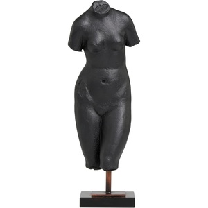 image:imageThe Novogratz Polystone Woman Decorative Sculpture Home Decor Statue Accent Figurine 5 x 5 x 14 CreamBlack